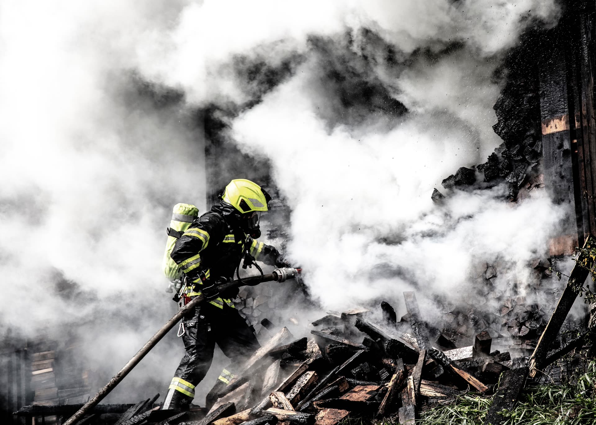 Emergency responders training in high-heat conditions
